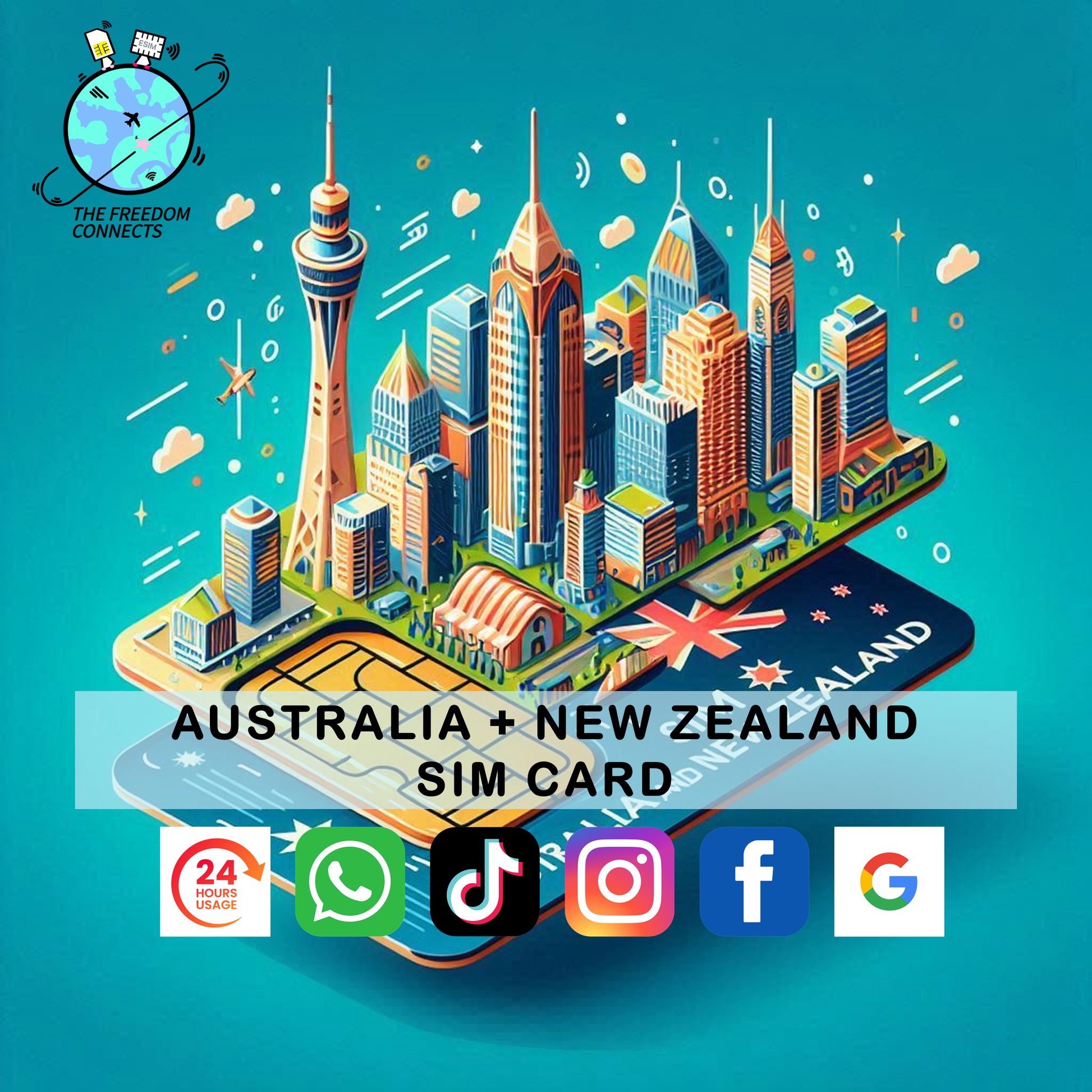 AUSTRALIA AND NEW ZEALAND SIM CARD