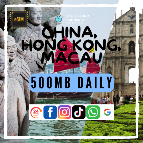 china hong kong macau 500mb daily