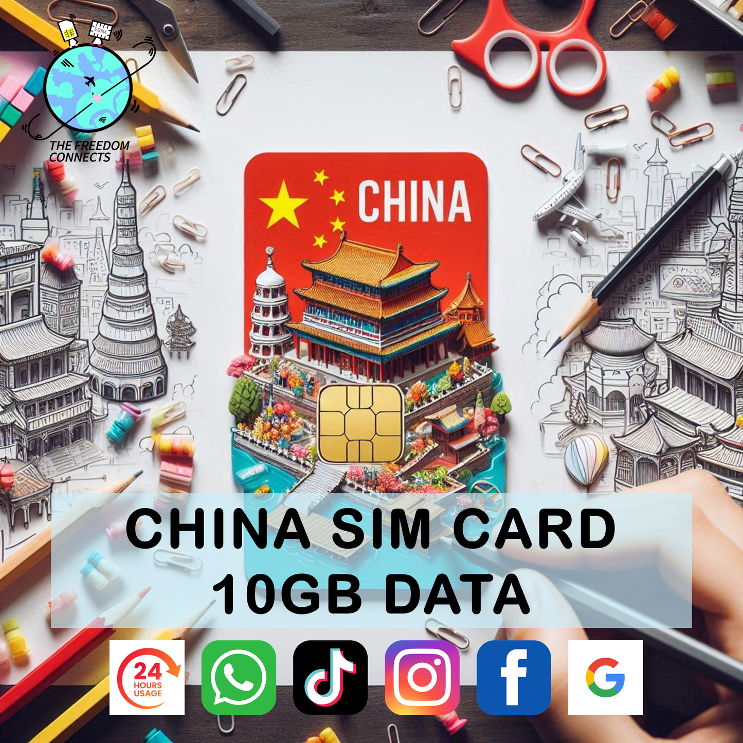 CHINA SIM CARD 10GB TOTAL DATA