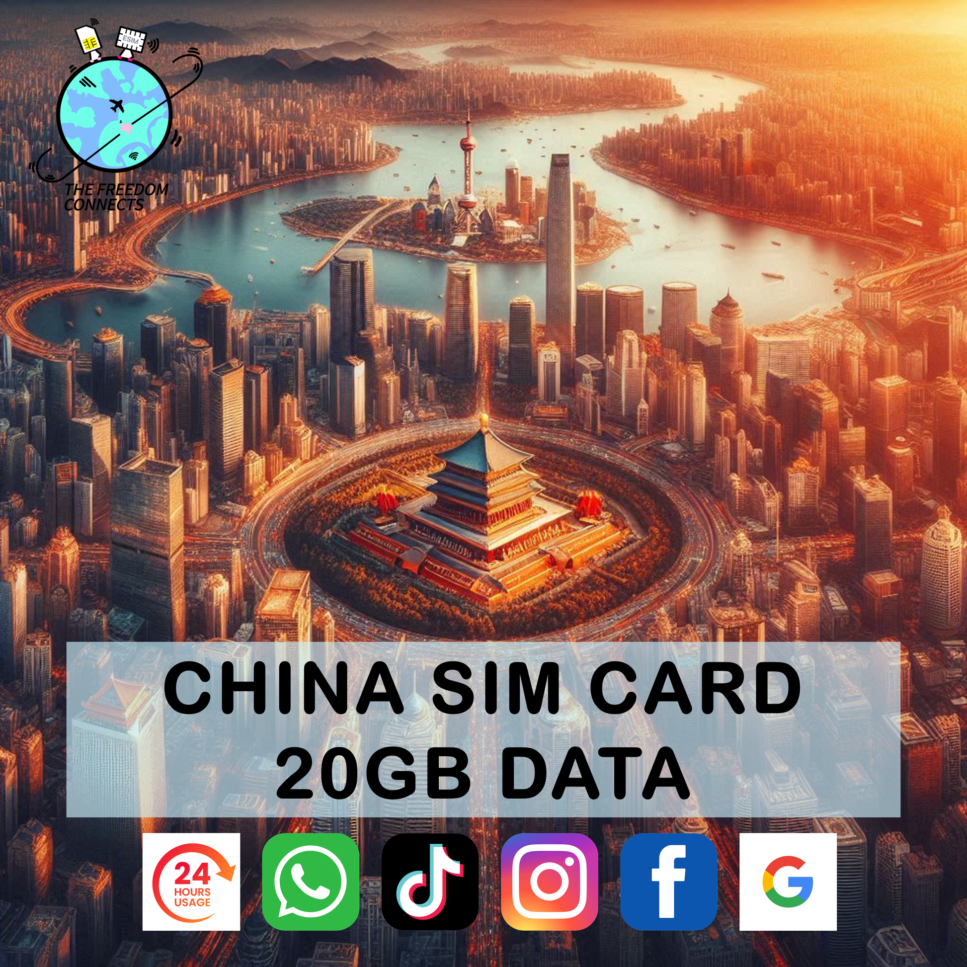 CHINA SIM CARD 20GB TOTAL DATA