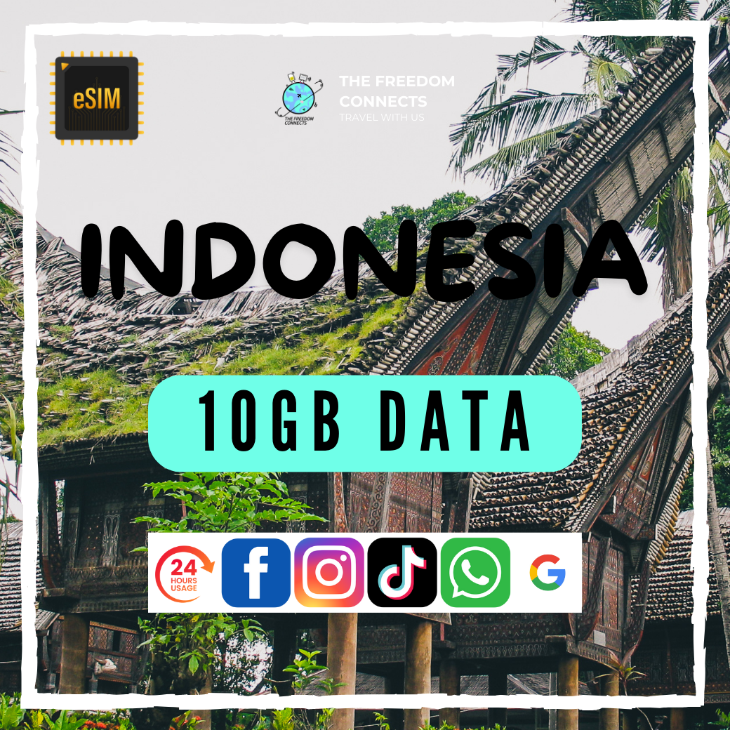 INDONESIA 10GB DATA