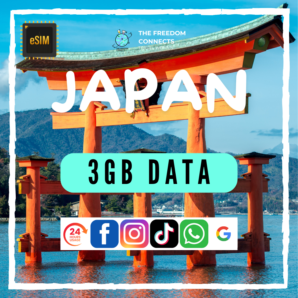 JAPAN 3GB DATA