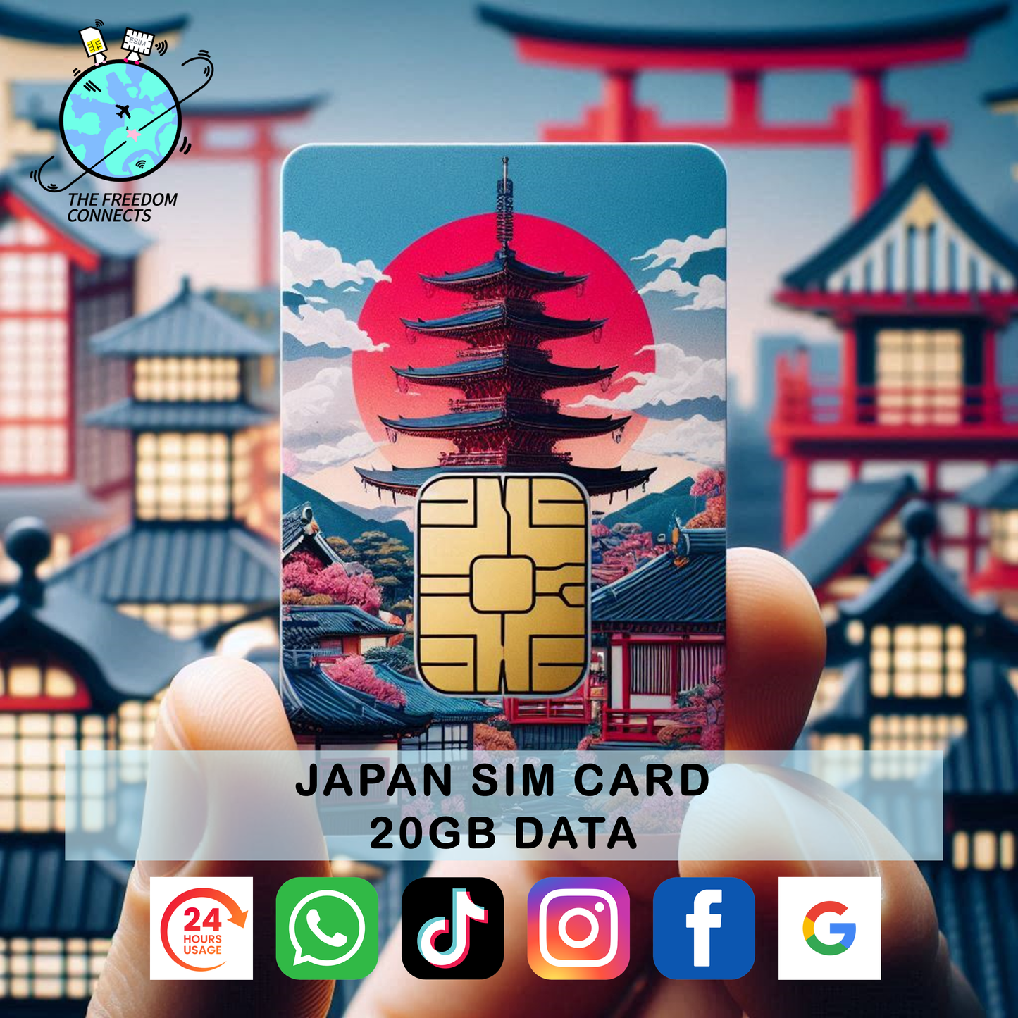 JAPAN SIM CARD 20GB DATA