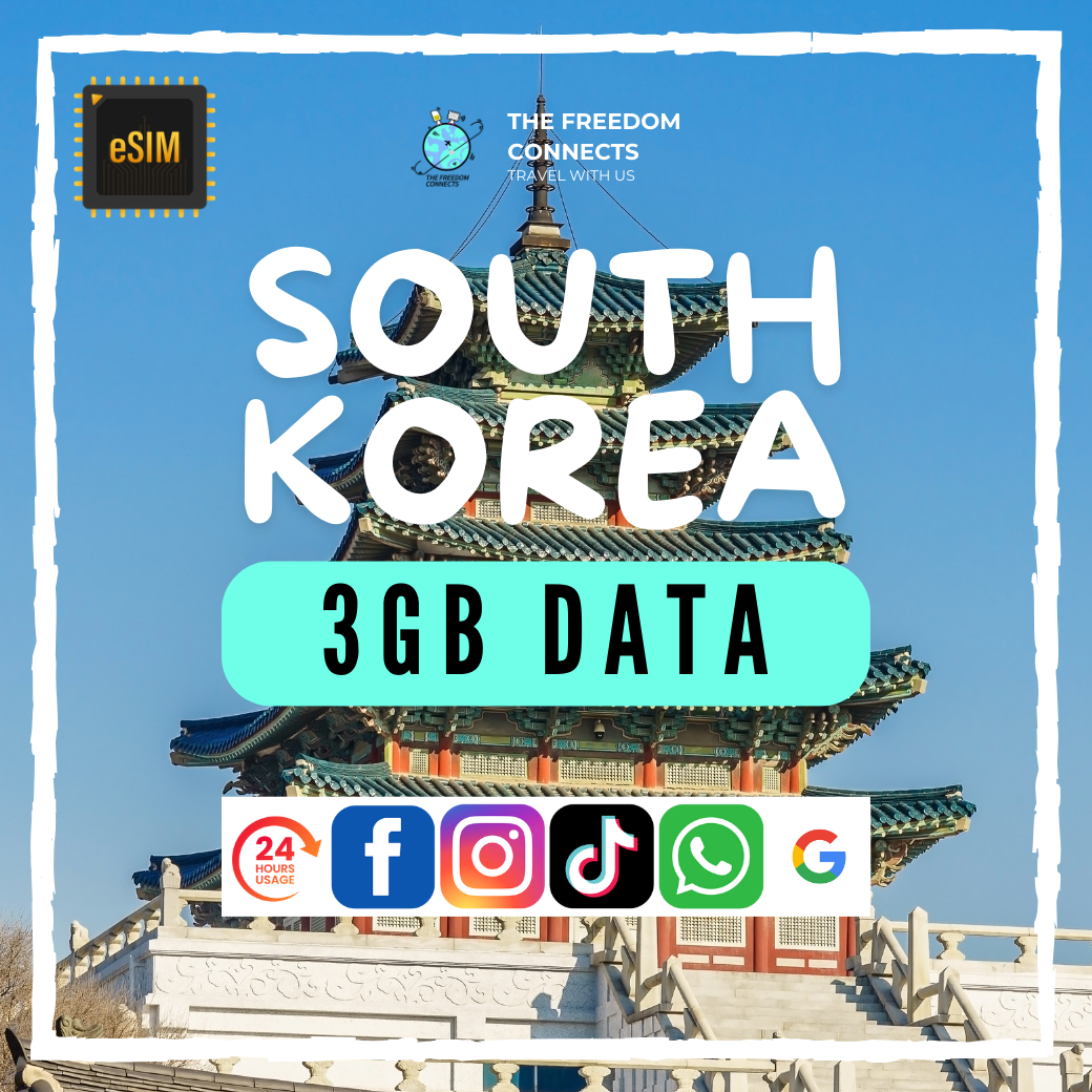 SOUTH KOREA 3GB DATA