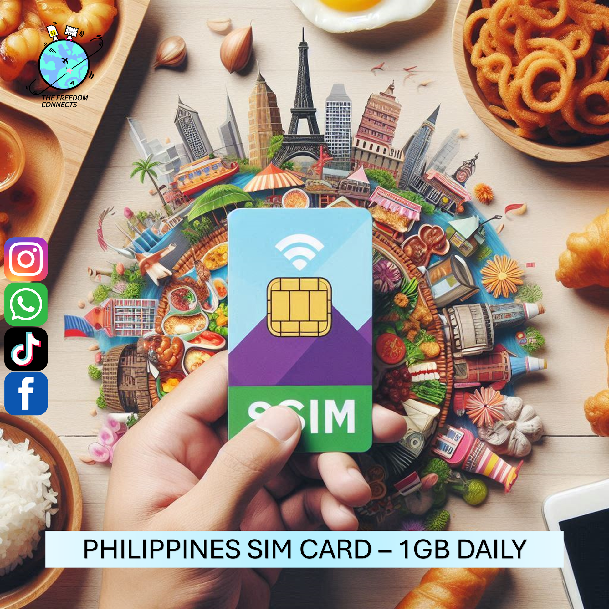 PHILIPPINES SIM CARD 1GB DAILY