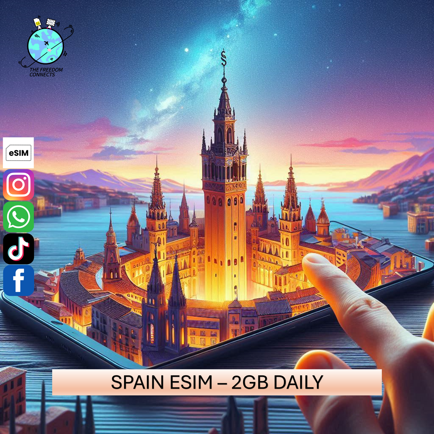 SPAIN ESIM 2GB DAILY