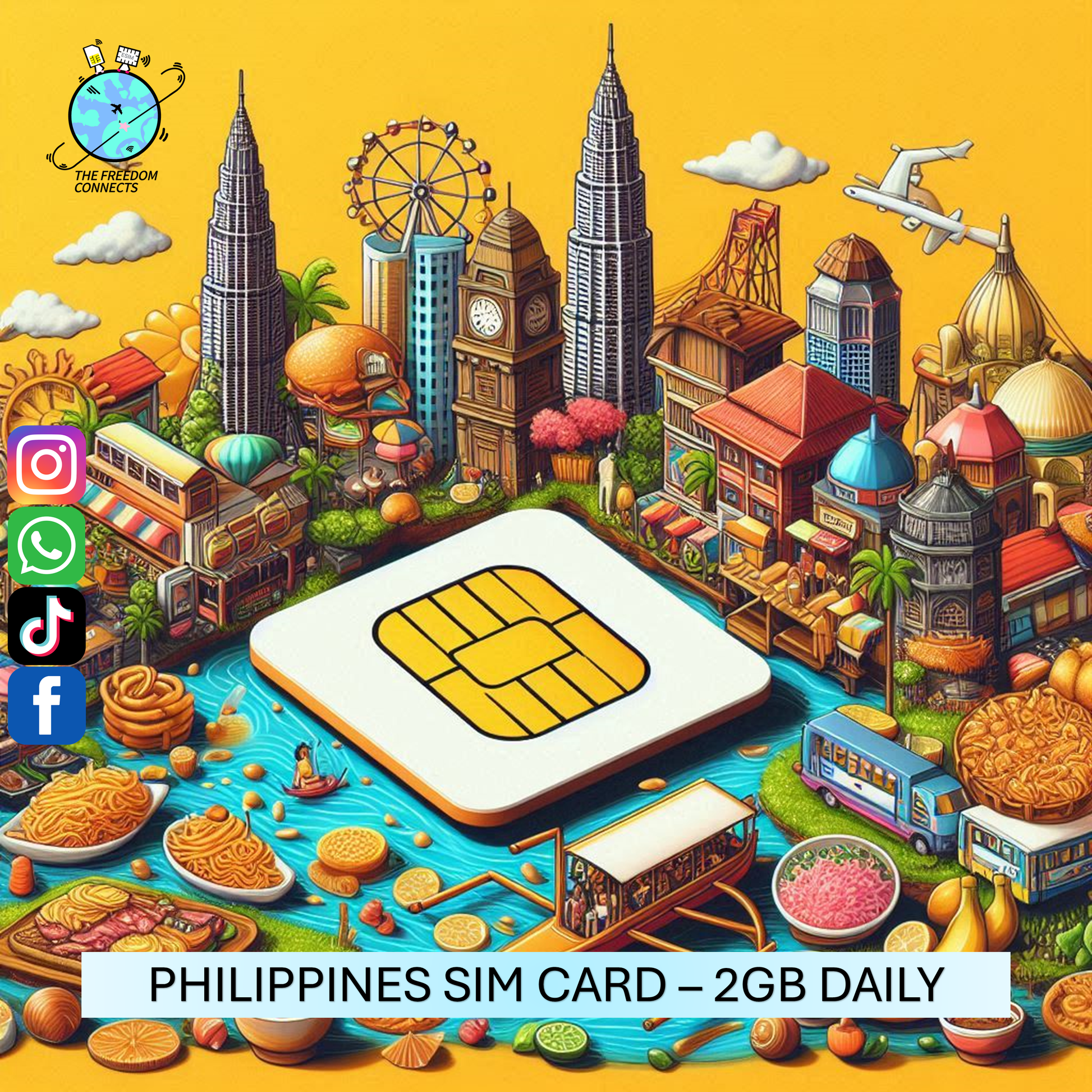 PHILIPPINES SIM CARD 2GB DAILY