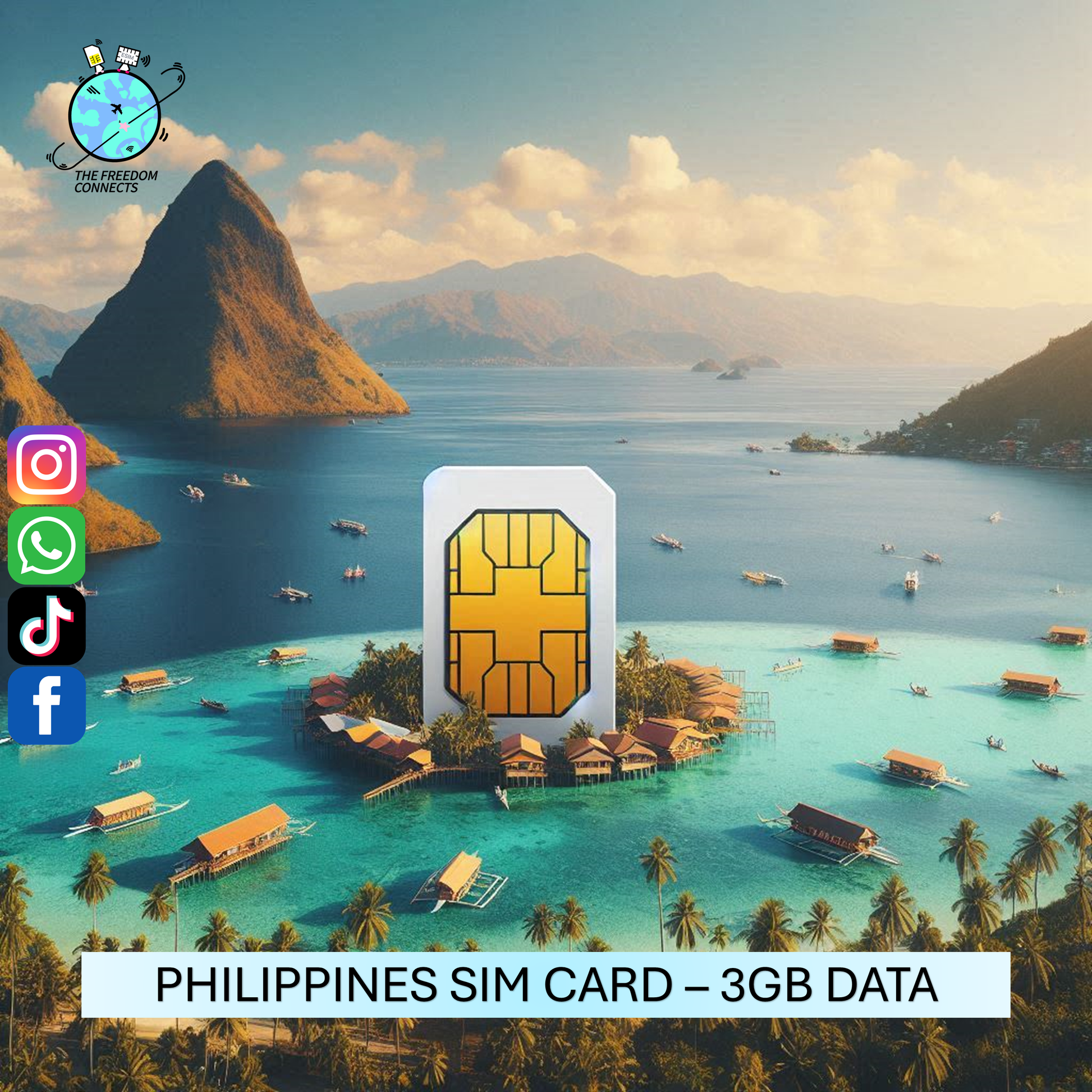 PHILIPPINES SIM CARD 3GB DATA