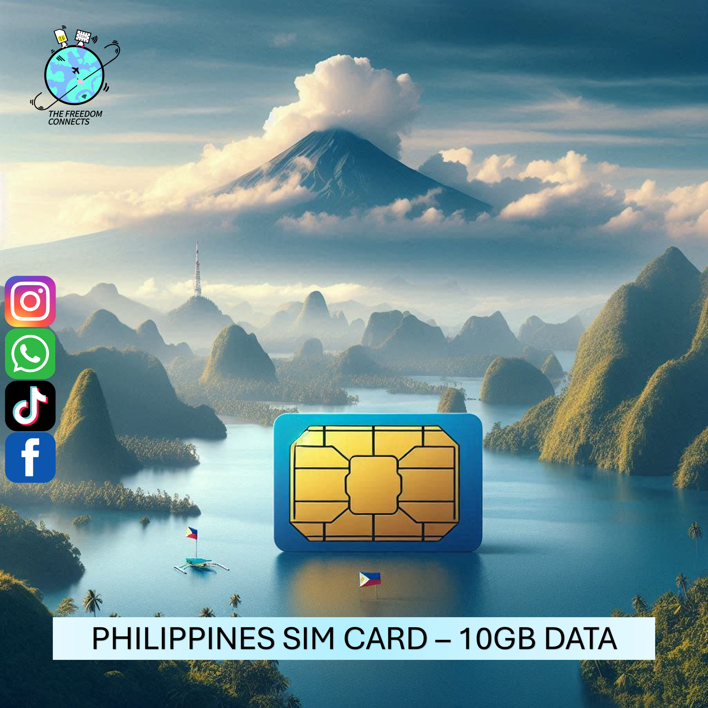 PHILIPPINES SIM CARD 10GB DATA