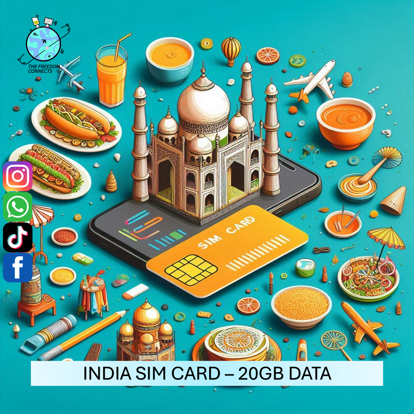 INDIA SIM CARD 20GB DATA