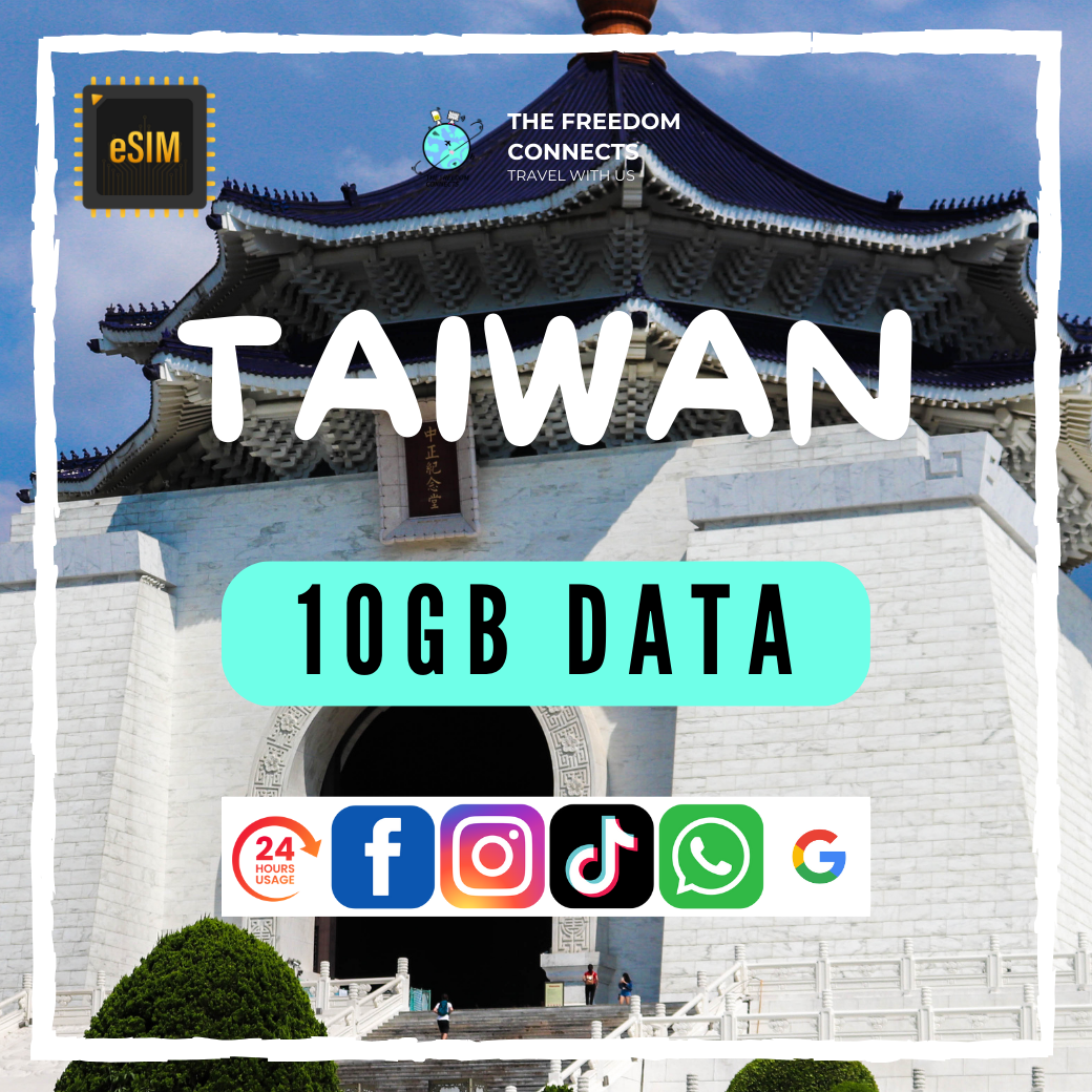 TAIWAN 10GB DATA