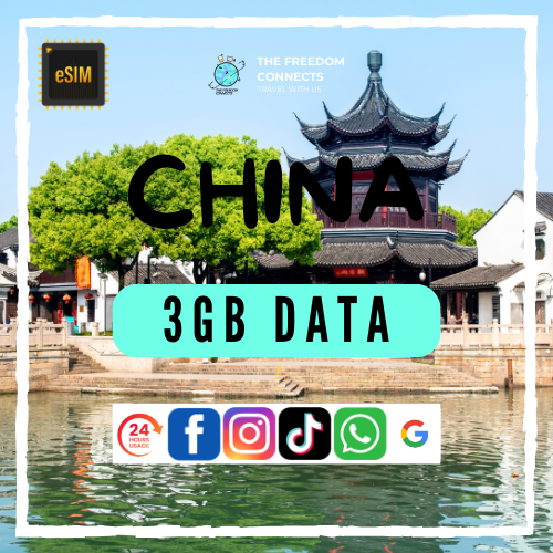 CHINA 3GB DATA